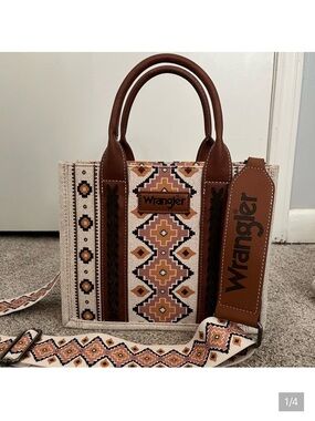 Wrangler Aztec tote Shoulder Bag NWOT